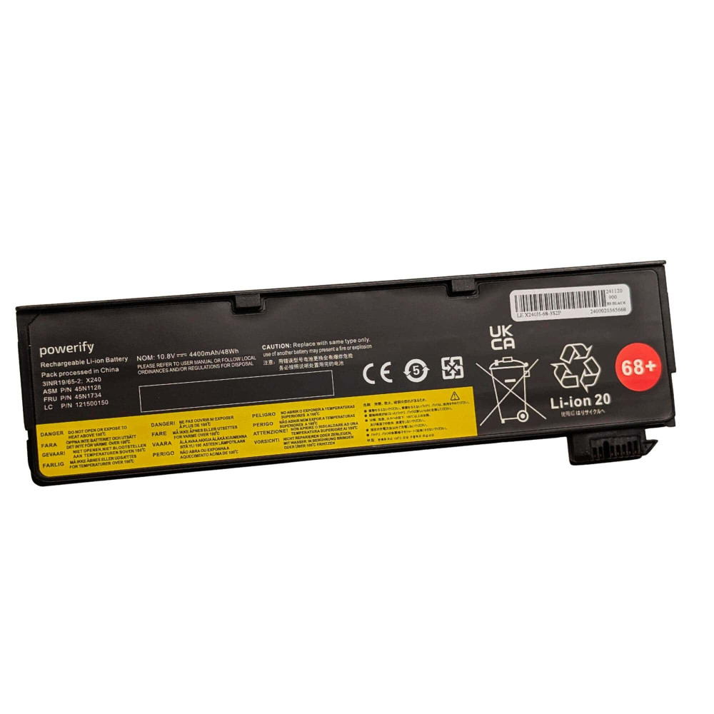 Lenovo 45N1124 Replacement Laptop Battery - Next Day Delivery & 12-Month Warranty