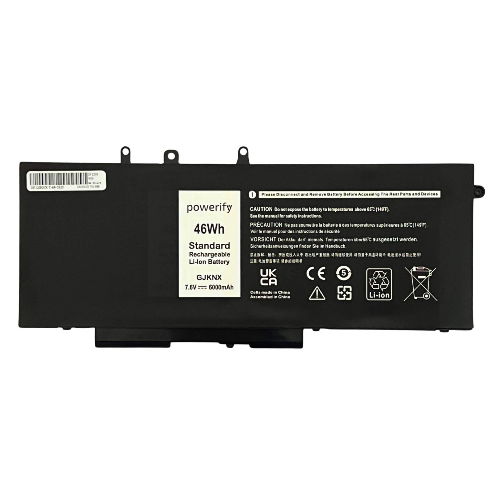Dell GJKNX Battery for Latitude E5480 E5490 46Wh - Next Day Delivery & 12-Month Warranty