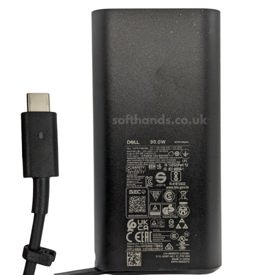 Dell 0MDD7C 90W USB-C Adapter - Next Day Delivery