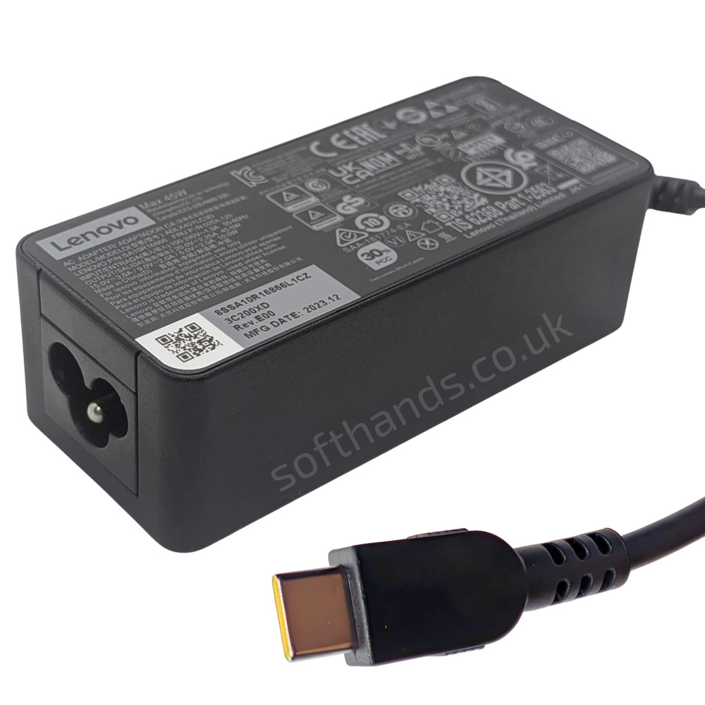 Lenovo 5A10K34718 OEM Genuine 45W Type-C Adapter - Next Day Delivery & 12-Month Warranty
