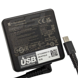 Dynabook 20V 3.25A USB-C 65W Adapter