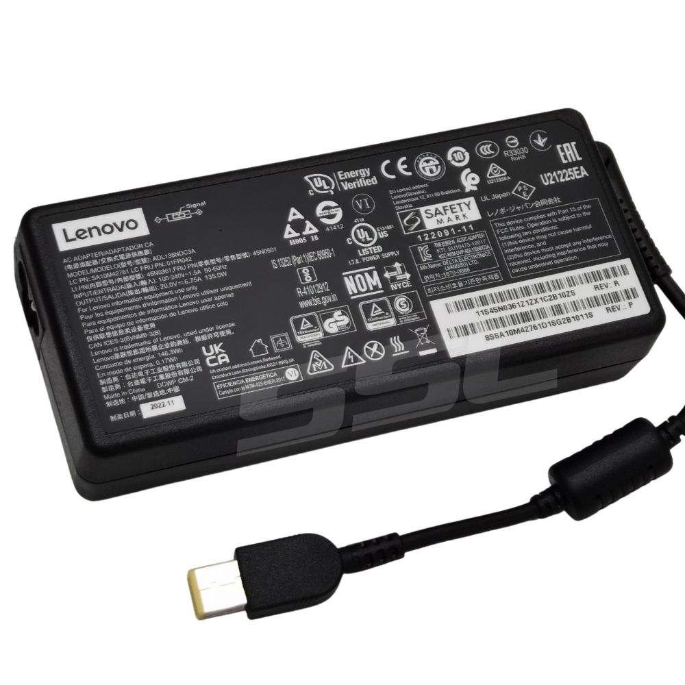 Lenovo 135W 45N0554 Adapter for 40AC Docking Station - Next Day Delivery & 12-Month Warranty