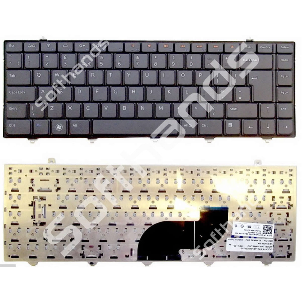 Dell Inspiron 1470 1570 STUDIO 14 14Z 1450 1475 UK Keyboard - Next Day Delivery & 12-Month Warranty