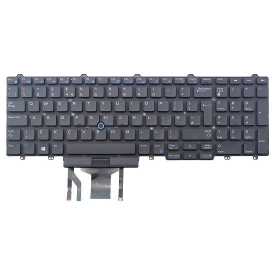 Dell Latitude E5550 E5570 E5580 E5590 UK Keyboard - Next Day Delivery