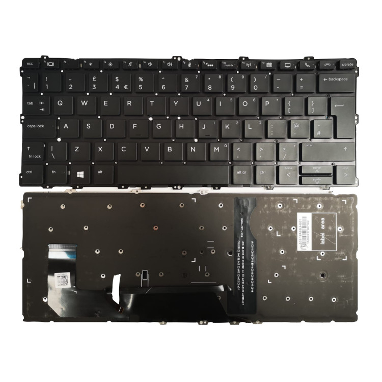 HP EliteBook 1030 G2 G3 UK Backlit Keyboard - Next Day Delivery & 12-Month Warranty