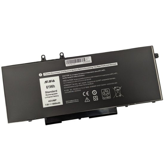 Dell Latitude 5400 5500 7400 Laptop Battery 68Wh - Next Day Delivery