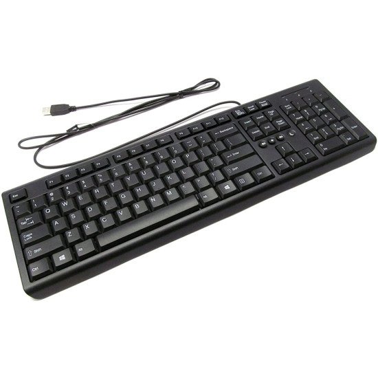 HP Keyboard - US English, Wired USB - Next Day Delivery