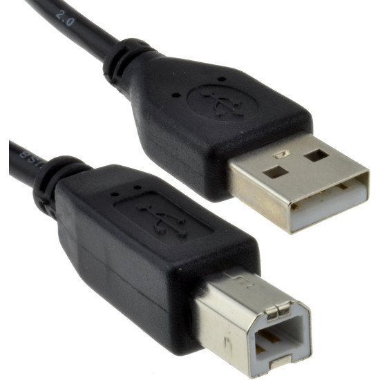 USB 2.0(M) A to B (M) Printer Cable 1.8M - Next Day Delivery