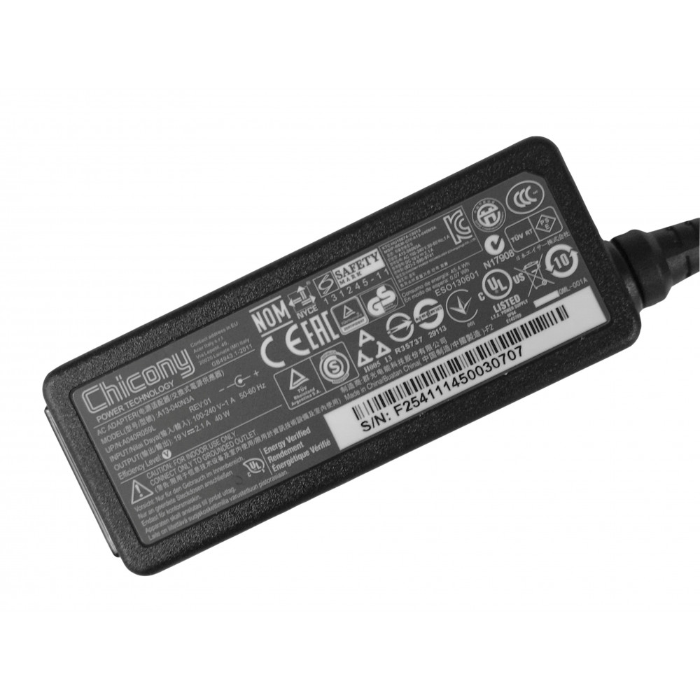 Acer 19V 2.1A 40W Netbook Charger