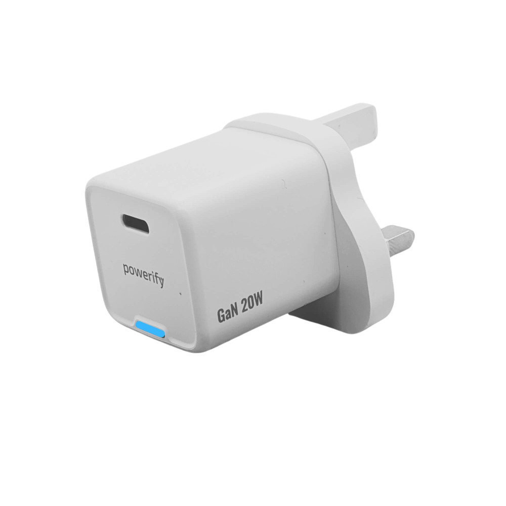 Powerify 20W USB-C Adapter for iPhone and Android - Next Day Delivery & 12-Month Warranty