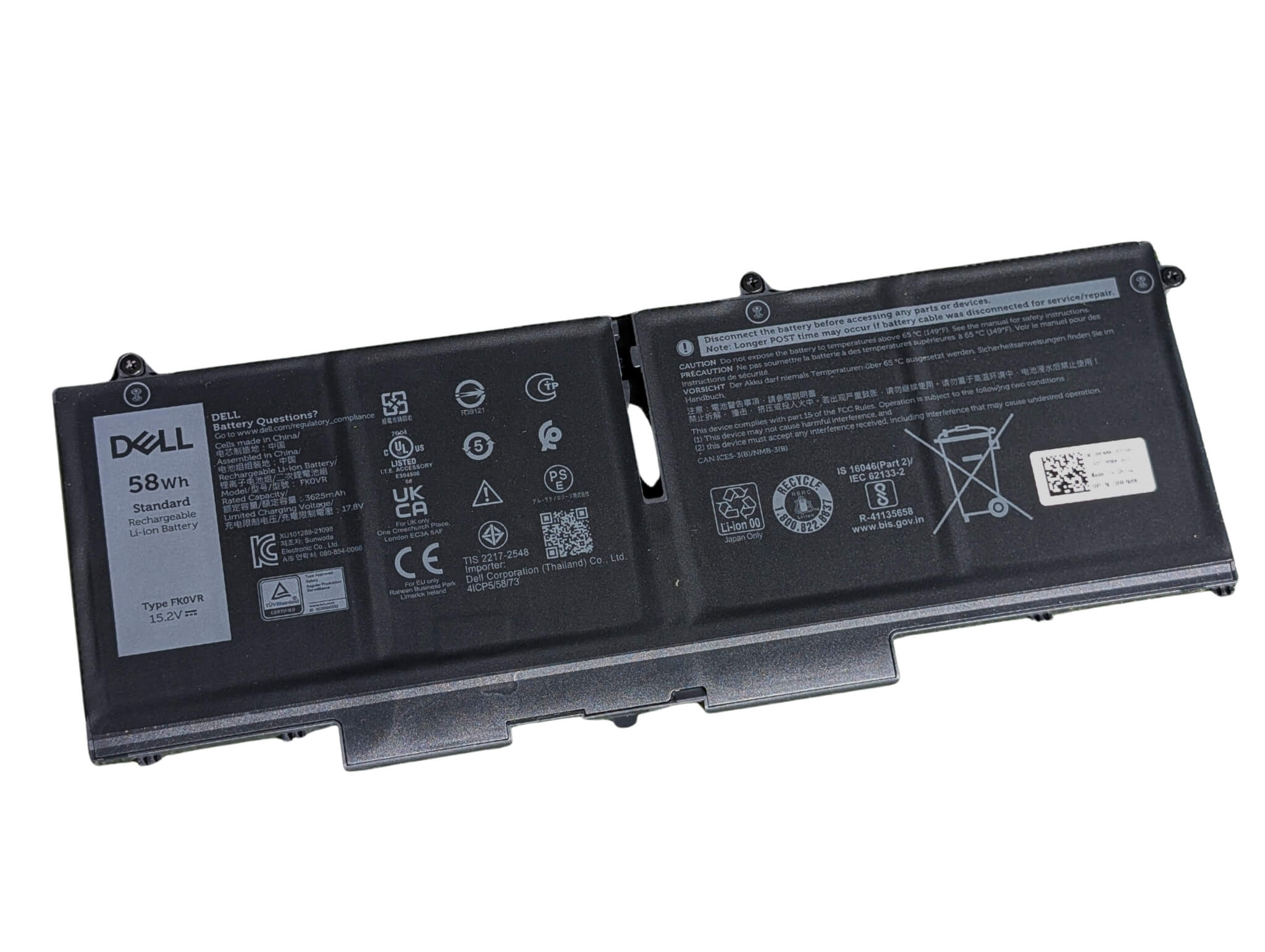 Buy Dell 8P81K Original 15.2V 58Wh Battery