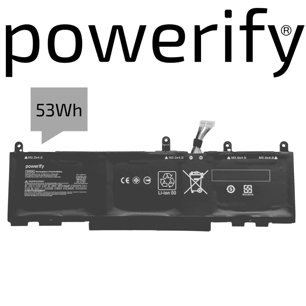 Replacement HP EliteBook 840 845 G9 G10 Battery 53Wh WP03XL - Next Day Delivery & 12-Month Warranty