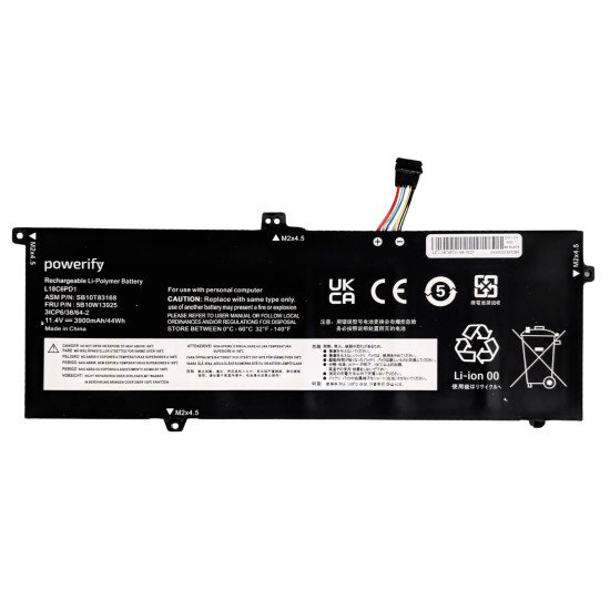 Lenovo ThinkPad X390 X13 Gen 1 Replacement Battery - Next Day Delivery