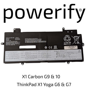 L20M4P71 Replacement Battery for Thinkpad X1 Carbon G9 G10 