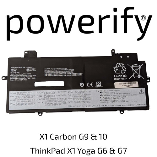 L20M4P71 Replacement Battery for Thinkpad X1 Carbon G9 G10 