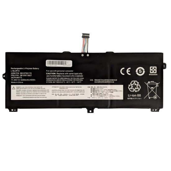 Replacement Battery for Lenovo ThinkPad X13 Yoga X390 49Wh - Next Day Delivery