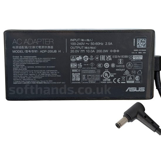 Asus 20V 10A 200W Power Adapter - Next Day Delivery