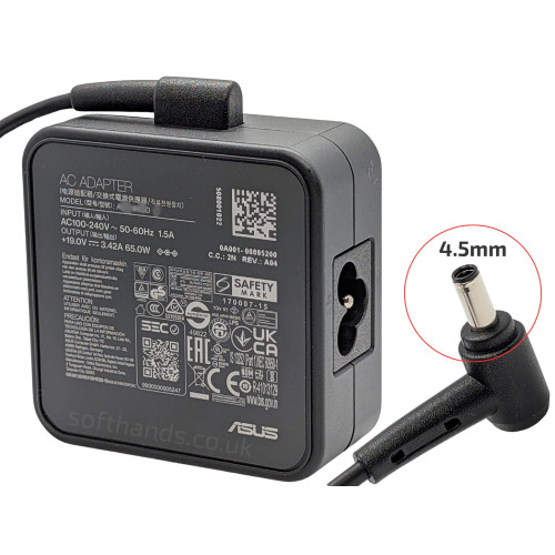 Asus VivoBook 16 X1605V 65W Adapter 4.5MM