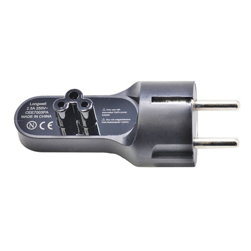 Longwell CEE7003PA C5 Angled Connector European Plug