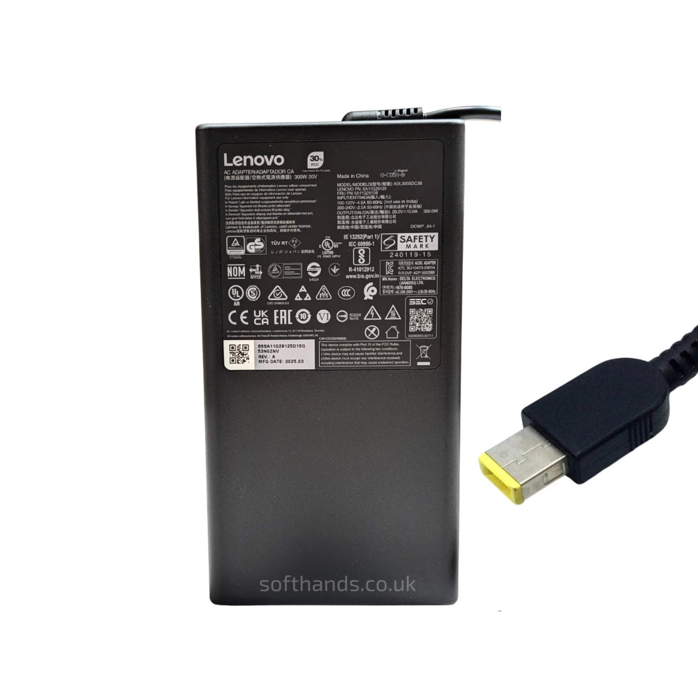 Lenovo 5A11Q29108 300W Slim Tip Adapter - Next Day Delivery & 12-Month Warranty