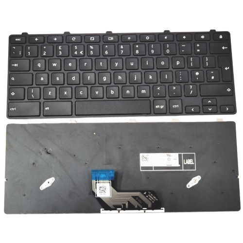 Dell Chromebook 13 3180 3380 UK Keyboard G2HT5