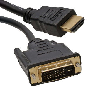 HDMI to DVI Monitor Cable 2M Black