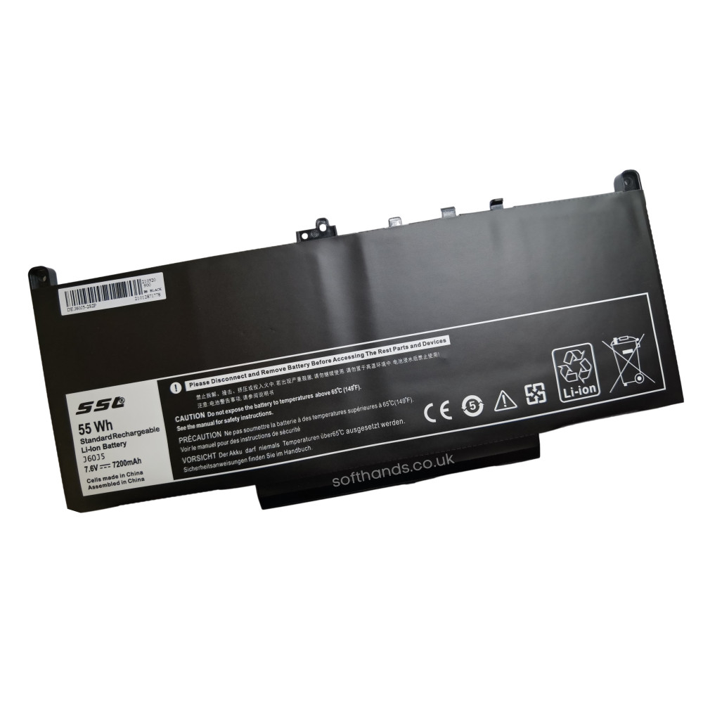 Dell Latitude E7470 E7270 Laptop Battery - Next Day Delivery & 12-Month Warranty