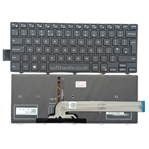 Dell Latitude 3450 Backlit UK Keyboard X5H9F