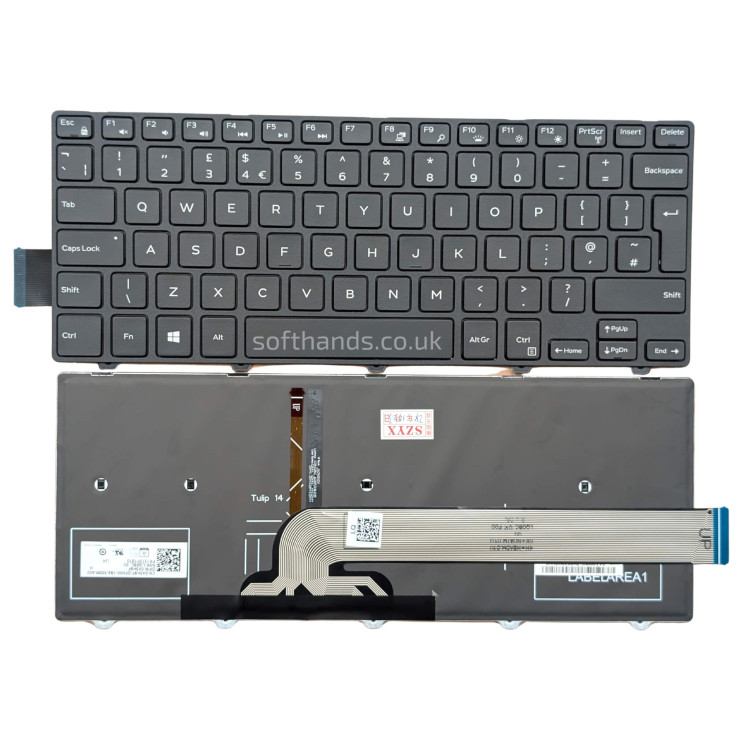 Dell Latitude 3450 Backlit UK Keyboard X5H9F - Next Day Delivery & 12-Month Warranty