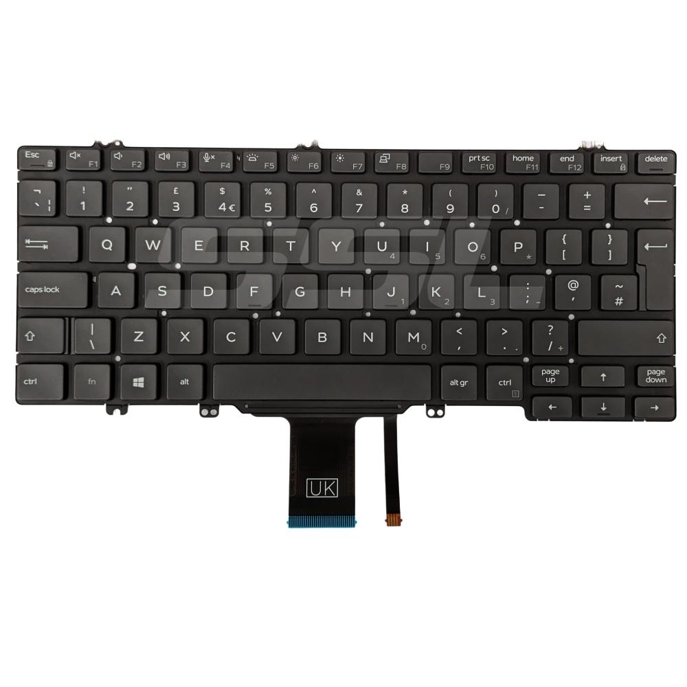 Dell Latitude 5300 7300 UK Backlit Keyboard - 3JKFK