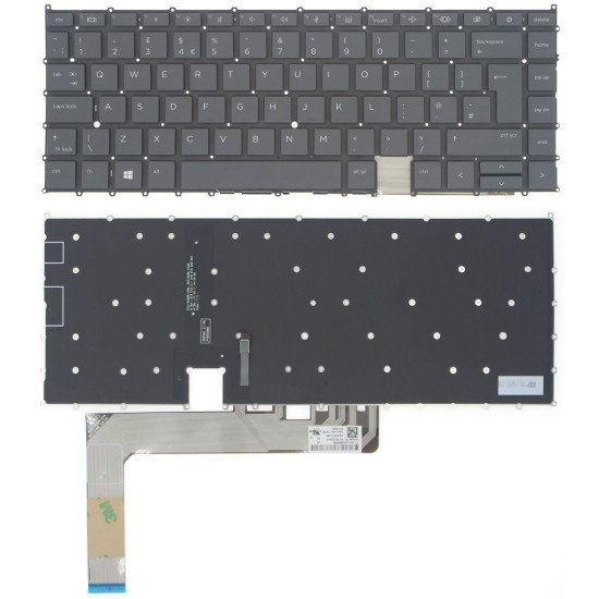 HP EliteBook 1040 G7 G8 UK Backlit Keyboard - Next Day Delivery