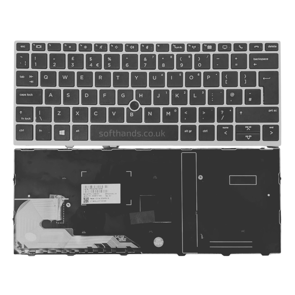 HP EliteBook 830 G5 G6 UK Keyboard L13698-031 - Next Day Delivery & 12-Month Warranty