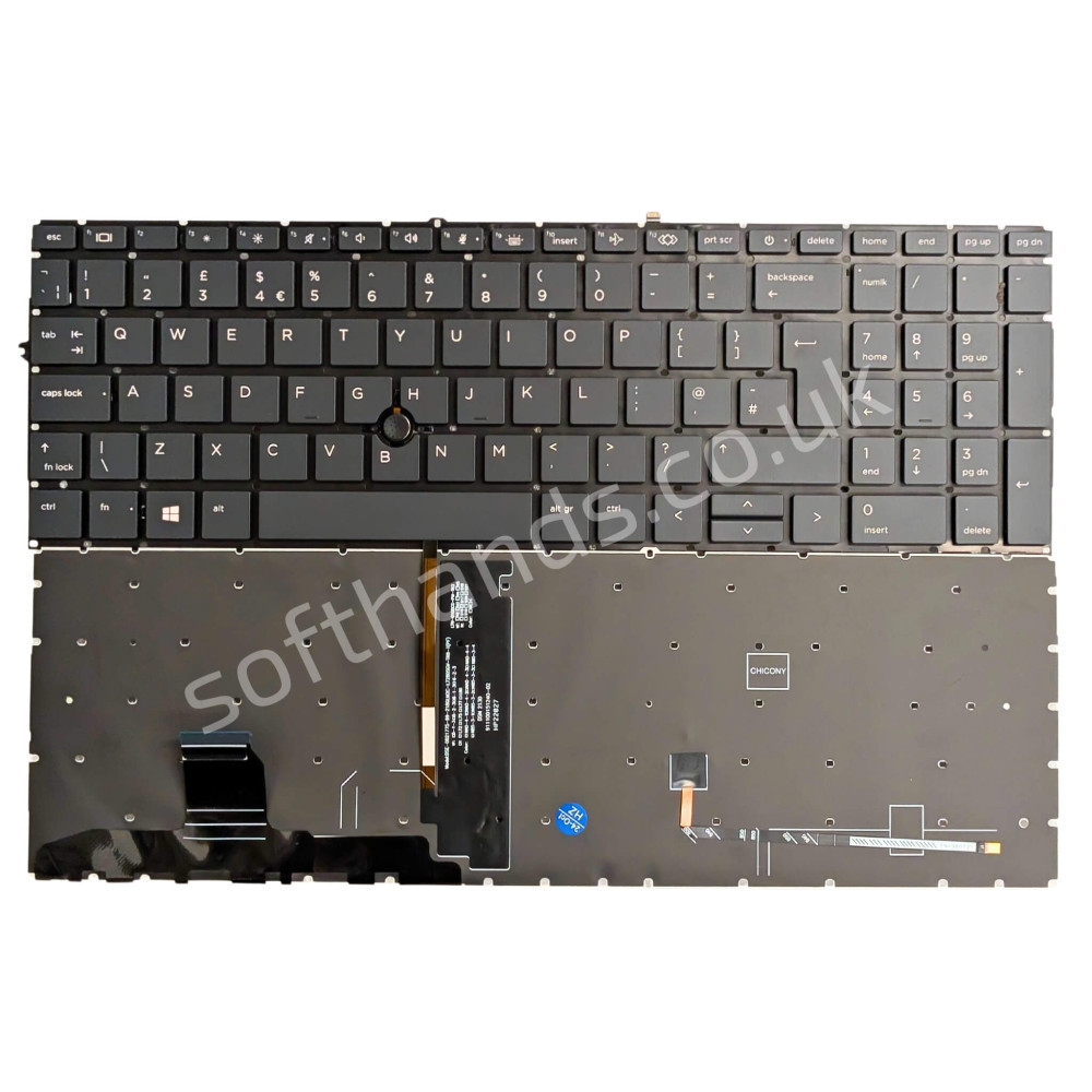 HP EliteBook 850 G7 G8 Backlit UK Keyboard - Next Day Delivery & 12-Month Warranty