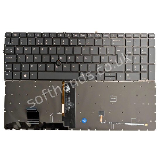 HP EliteBook 850 G7 G8 Backlit UK Keyboard - Next Day Delivery