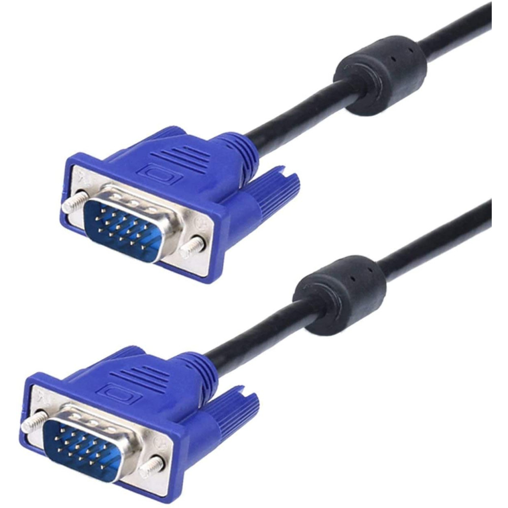 VGA to VGA Monitor Cable 1.5m - Next Day Delivery & 12-Month Warranty
