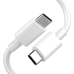 2M USB-C 60W Charging Cable White