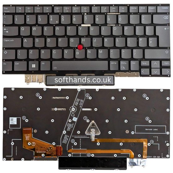 Lenovo ThinkPad X1 Yoga 8th Gen UK Keyboard with Backlit - Next Day Delivery