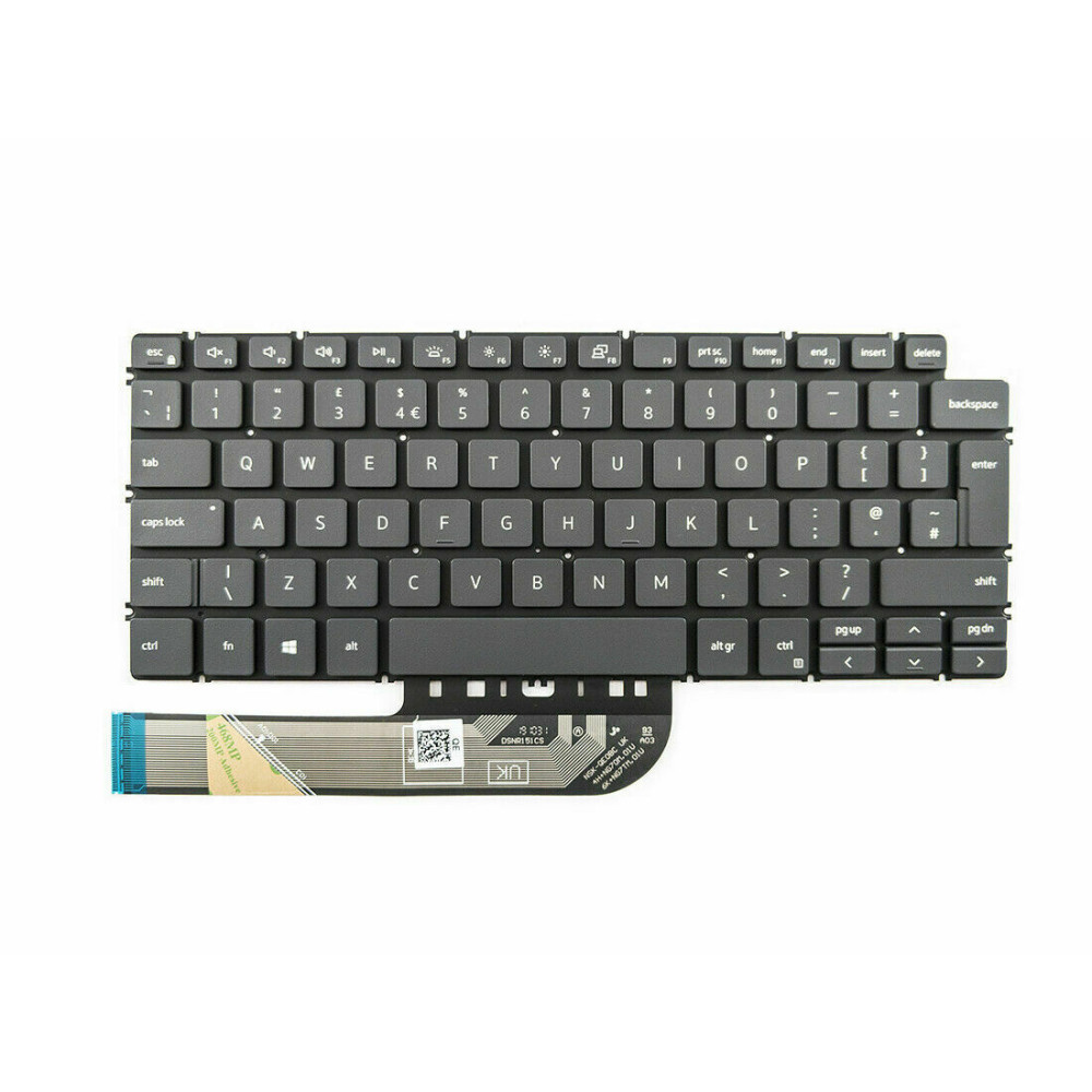 Dell Inspiron 7391 7300 5400 2-in-1 UK Keyboard with Backlit