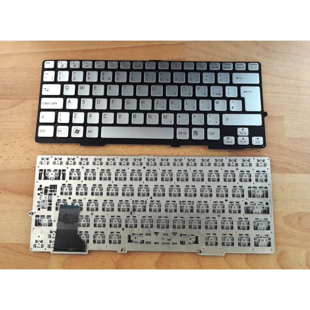 Sony Vaio SV13 Series Silver UK Layout Keyboard - Next Day Delivery & 12-Month Warranty