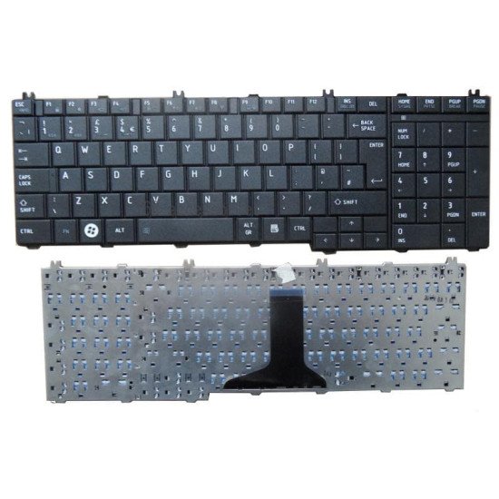 Toshiba Satellite C660 UK Laptop Keyboard - Next Day Delivery