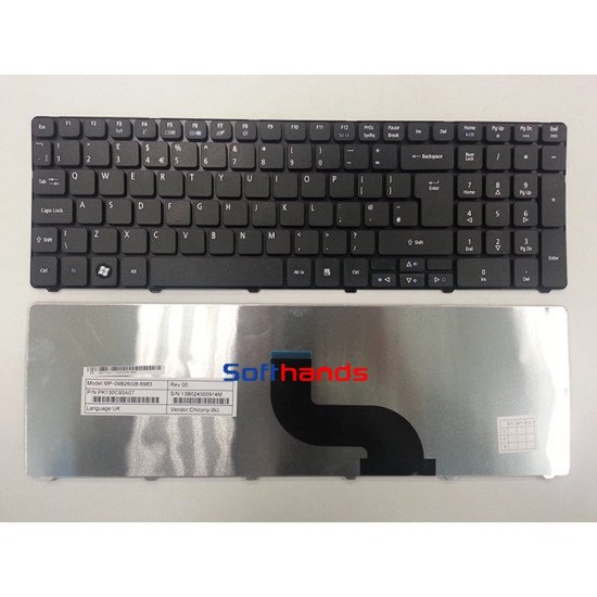 Acer Aspire Timeline 5750 5750G 7750 7750G UK Keyboard - Next Day Delivery