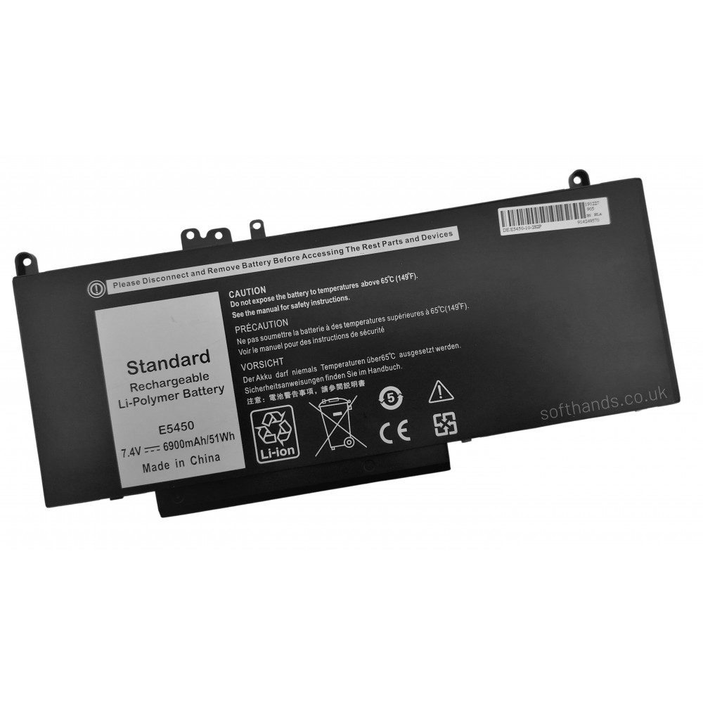 Battery for Dell Latitude E5450 E5550 - G5M10