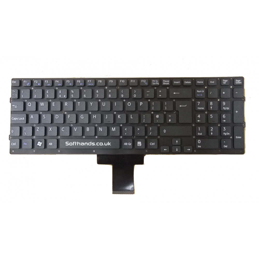 Sony Vaio VPC-EB Series Black UK Keyboard W/O Frame